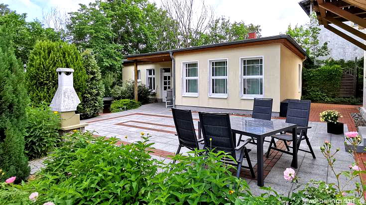 Ferienhaus auf Usedom in Heringsdorf in Strandnhe mit WLAN und Terrasse fr 4 Personen.