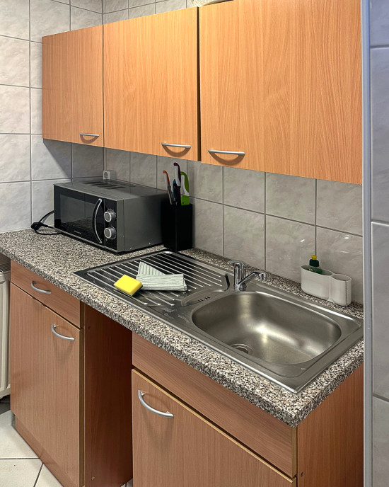 Badezimmer der Ferienwohnung in Heringsdorf